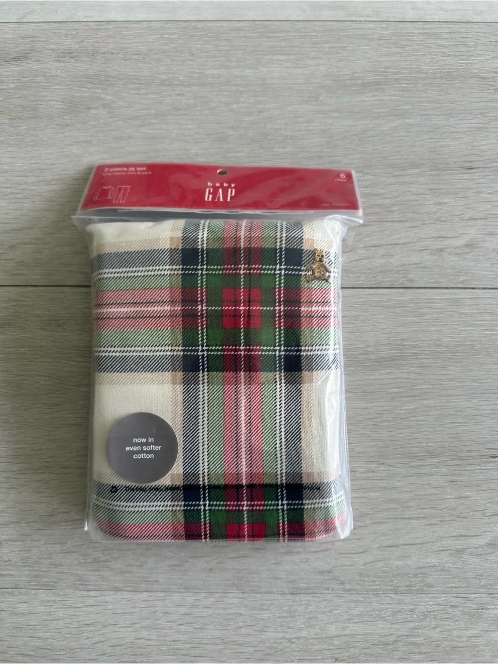 Gap Baby Organic Brushed Cotton Family Pajamas Plaid Various Sizes NWT IN PKG